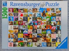 Katzen puzzle 1500 gebraucht kaufen  Beelen