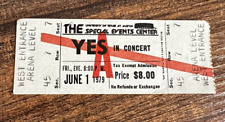 Boleto de concierto SÍ completo sin usar 1/06/1979 - Centro de eventos de la Universidad de Texas Austin segunda mano  Embacar hacia Argentina