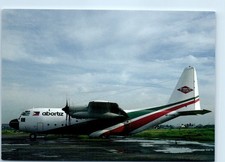 Cartão postal Aboitiz Air Transport, Lockheed L-182 Hercules at Manila agosto de 1989 comprar usado  Enviando para Brazil