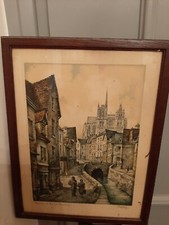 Gravure ancienne amiens d'occasion  Vannes