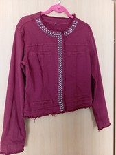 Jeansjacke neu bordo gebraucht kaufen  Magdeburg