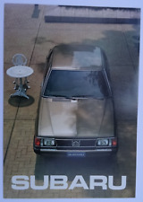 Subaru brochure 1980 for sale  BOURNEMOUTH