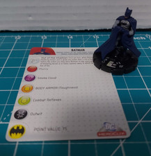 Boneco HeroClix DC JUSTICE LEAGUE Batman 001 com cartão comprar usado  Enviando para Brazil