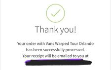 Warped tour orlando for sale  Brooksville