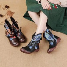 Chaussures cuir rétro d'occasion  France
