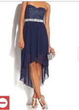 Strapless navy sparkly for sale  Kingston