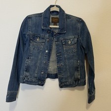 Usado, Jaqueta jeans Aeropostale feminina azul tamanho médio jeans desgastado em excelente estado usado comprar usado  Enviando para Brazil
