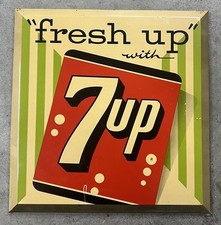 Vintage 7up metal for sale  Cass City
