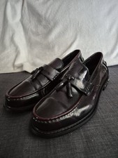 Men burgundy loafers for sale  BRACKNELL