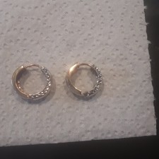 9ct gold huggies for sale  THORNTON-CLEVELEYS
