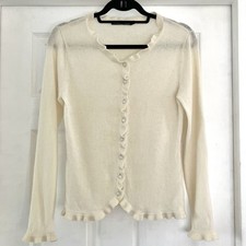Woolovers ivory frilly for sale  BIRMINGHAM