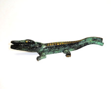 Vintage messing krokodil gebraucht kaufen  Höchstenbach, Mörsbach, Steinebach