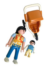 Playmobil poussette maman d'occasion  Laillé