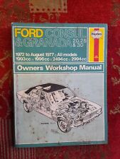 Haynes workshop manual for sale  SPALDING