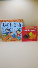 Let It Fall & Fall Leaves Book Lot Paperback Book Young Readers comprar usado  Enviando para Brazil