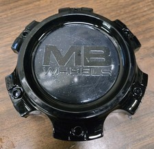 Tampa central preta roda personalizada MB Wheels CAP5272-61397 B capa CAP1008, usado comprar usado  Enviando para Brazil