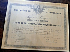 1906 diplome medaille d'occasion  Morestel