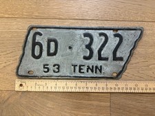 1953 tennessee license for sale  Johnson City