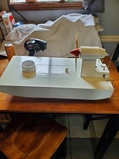 barco de controle remoto usado feito à mão air boat branco comprar usado  Enviando para Brazil