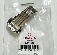 ORIGINAL OMEGA 16mm FECHO DE FIVELA DE RELÓGIO DE IMPLANTAÇÃO DE AÇO POLIDO #94521613 comprar usado  Enviando para Brazil