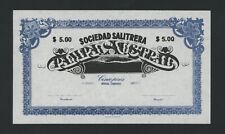 CHILE 5 PESOS ND SOCIEDAD SALITRERA PAMPA AUSTRAL WHITE PAPER ESCOLHA NL AU-UNC., usado comprar usado  Enviando para Brazil