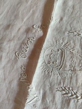 Tovaglia lino bisso usato  Palermo