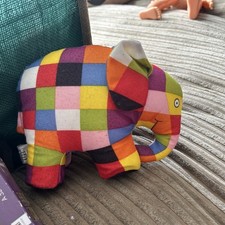 Elmer elephant plush for sale  LONDON