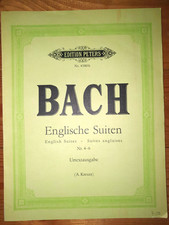 Bach englische suiten gebraucht kaufen  Bochum