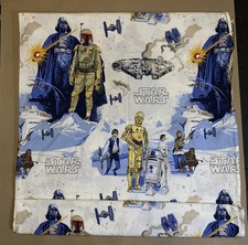 Lençol plano infantil 100% algodão Pottery Barn Star Wars Empire Strikes Back TWIN, usado comprar usado  Enviando para Brazil