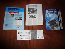 Minelab explorer literature for sale  Virginia Beach