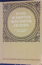 Handschriften berühmter dicht gebraucht kaufen  Koblenz
