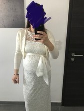 Umstands hochzeitskleid brautk gebraucht kaufen  Ettlingen