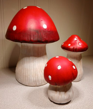 Vtg. terracotta mushroom for sale  El Paso