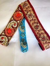 Set embroidered headbands for sale  Edison