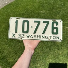 Vintage washington license for sale  Vancouver