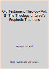 Old Testament Theology Vol. II: The Theology of Israel's Prophetic Traditions comprar usado  Enviando para Brazil