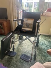 Manual foldable wheelchair for sale  NEW ROMNEY