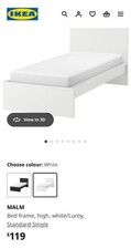 Ikea malm single for sale  LETCHWORTH GARDEN CITY