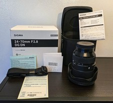 Lente de arte Sigma 24-70mm f/2.8 DG DN para Sony montagem tipo E comprar usado  Enviando para Brazil