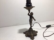 Vintage brass cherub for sale  ENFIELD