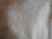 Damast stoff creme gebraucht kaufen  Bernau a.Chiemsee