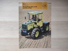 Używany, 1982 Mercedes-Benz MB-trac 700/700 G Ciągnik na wszystkie koła [DE] - broszura / ubolewanie na sprzedaż  PL