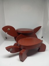 Vintage wooden turtle for sale  Baltimore