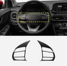 Guarnição decorativa de volante de fibra de carbono para Hyundai Kona Encino 2018-2022 comprar usado  Enviando para Brazil