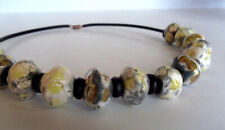 Collier perles galets d'occasion  Beaumont-de-Lomagne