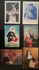 Lotto cartoline santi usato  Napoli