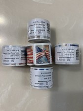 1 ROLLO DE 100 SELLOS USPS PRIMERA CLASE BANDERA FOREVER 2024 Sellados Sin Usar Cara $78 segunda mano  Embacar hacia Mexico