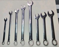 Usado, Chaves combinadas vintage encaixe na caixa e extremidade aberta métricas 8 10 12 14 17 18 comprar usado  Enviando para Brazil