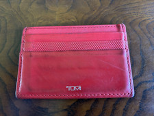 Red tumi leather for sale  Kerrville