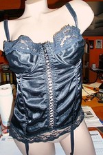 Corsage strapsen schwarz gebraucht kaufen  Bochum